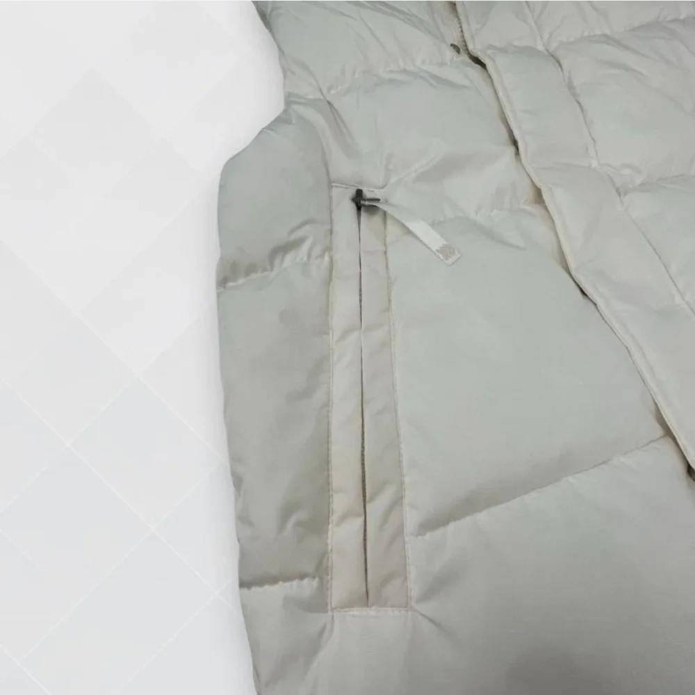 All in Motion Women’s Long Puffer Vest • Off White - Picture 3 of 6